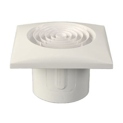28-160 Bianco ABS Difusore rotondo in plastica con griglia di cono Ventilatore di estrazione d'aria per ventilazione