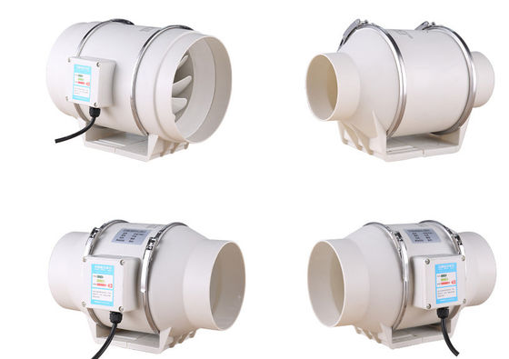 Logo personalizzato 12 pollici di condotto Hvac ventilatore di flusso assiale con cambio di velocità OEM supporto ventilazione
