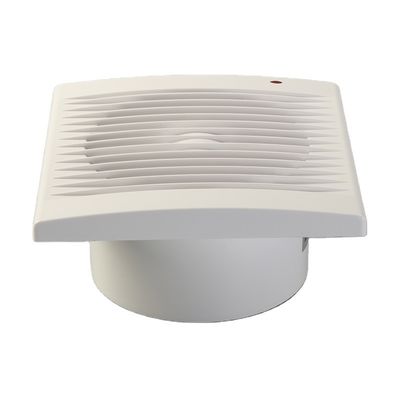 Ventilatore a ventilazione quadrata di plastica da 6 pollici per il bagno e la cucina