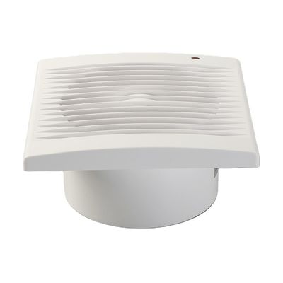 Ventilatore elettrico a 6 pollici per bagno montato a parete con ventola ad estrazione d'aria assiale in bianco/nero