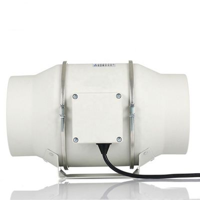 Controllo della velocità personalizzabile ventilatore in linea di plastica da 200 mm per il controllo dell'umidità e il silenzio