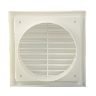 Logo personalizzato condizionatore d'aria accessori quadrati fissi Louvre griglia per ventilatore di flusso assiale