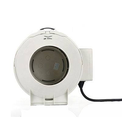 Controllo della velocità personalizzabile ventilatore in linea di plastica da 200 mm per il controllo dell'umidità e il silenzio