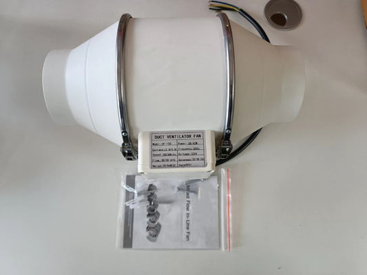 240V Ventilatore di scarico a velocità variabile per 4 pollici 5 pollici 8 pollici di efficienza