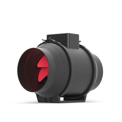 OEM Design Massa nera silenziosa Inline aria fresca Vento misto di flusso di condotto estrattivo ventilatore