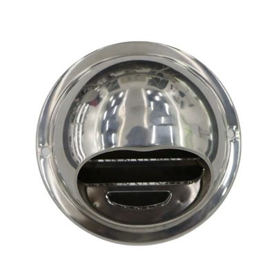 125 mm di plastica semirigido condotto flessibile per ventilatore di parete in acciaio inossidabile