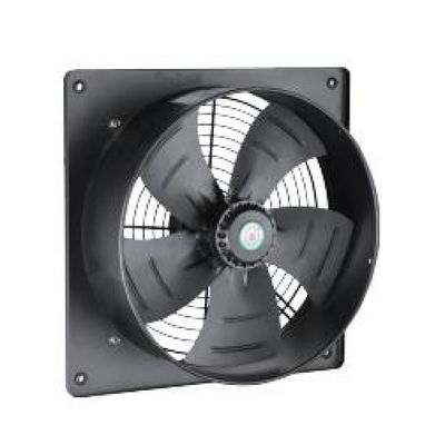 Logo personalizzato Vendita al dettaglio Ventilatore per pareti industriali quadrati 3 fasi Ventilatore di scarico assiale a rotore esterno