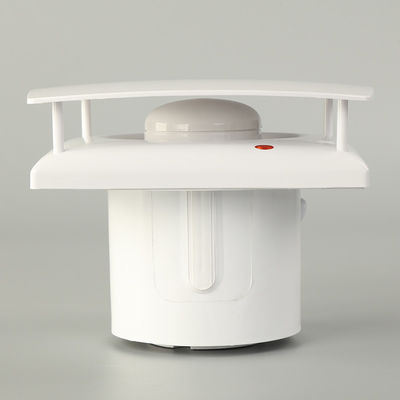 Ventilatore di estrazione d'aria a lame centrifughe di tipo quadrato in materiale plastico ABS bianco