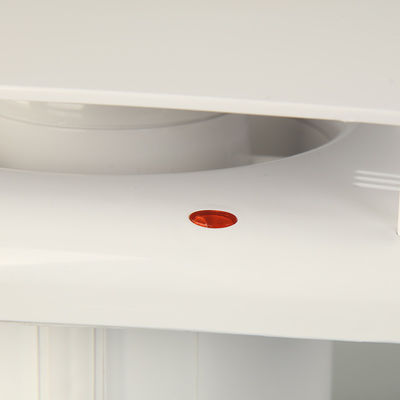 Ventilatore di estrazione d'aria a lame centrifughe di tipo quadrato in materiale plastico ABS bianco