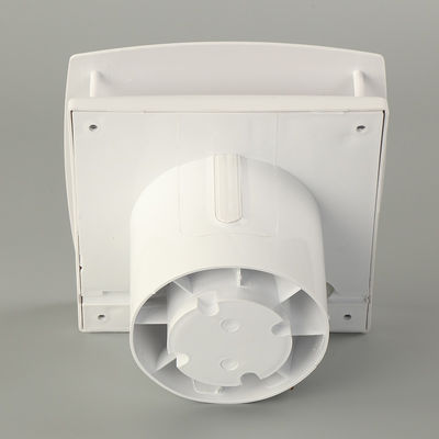 Ventilatore di estrazione d'aria a lame centrifughe di tipo quadrato in materiale plastico ABS bianco