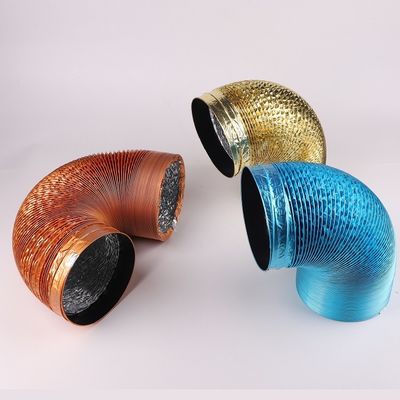 Canali di alluminio rivestiti di plastica per l'installazione flessibile della ventilazione dell'aria condizionata