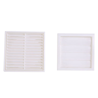 100-200 mm di ventilazione in plastica Griglia quadrata fissa del Louvre con materiale di lama in plastica