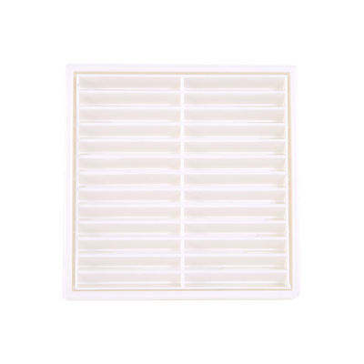 100-200 mm di ventilazione in plastica Griglia quadrata fissa del Louvre con materiale di lama in plastica