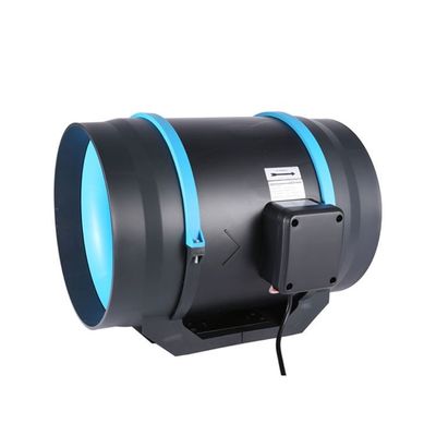 Controllo della temperatura e dell'umidità Ventilatore a condotto in linea AC 6&quot; per serra 3 anni Vita meccanica
