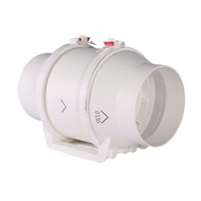 Controllo della temperatura e dell'umidità Ventilatore a condotto in linea AC 6&quot; per serra 3 anni Vita meccanica