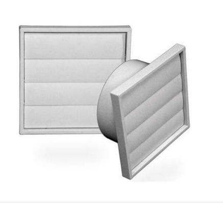 Griglia quadrata personalizzata per ventilatore ad estratto d'aria accessori ventilatore ad estratto d'aria bianco