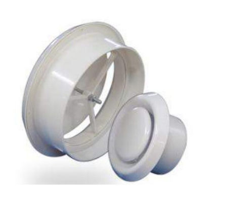 Griglia quadrata personalizzata per ventilatore ad estratto d'aria accessori ventilatore ad estratto d'aria bianco