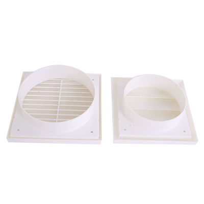 Griglia quadrata personalizzata per ventilatore ad estratto d'aria accessori ventilatore ad estratto d'aria bianco