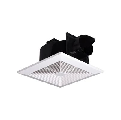 Escapamento da soffitto bianco rotondo con ventilatori di ventilazione silenziosi e ventilatore in linea a flusso misto