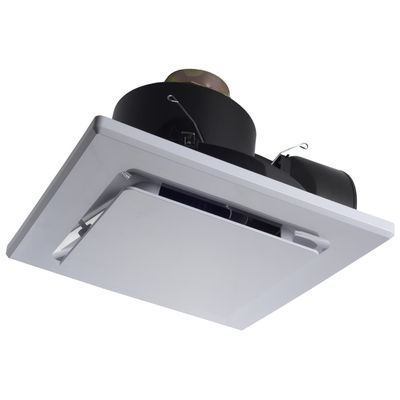 Escapamento da soffitto bianco rotondo con ventilatori di ventilazione silenziosi e ventilatore in linea a flusso misto