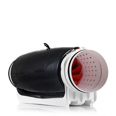 Ventilatore di condotto di scarico in linea a 2 velocità a flusso misto in plastica da 5 pollici TT per sistemi di coltivazione idroponica