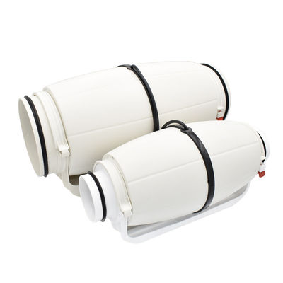 Plastico 4 5 6 8 pollici basso rumore estrattoria misto di flusso d'aria assiale in linea condotto idroponico tenda di crescita personalizzazione ventilatore