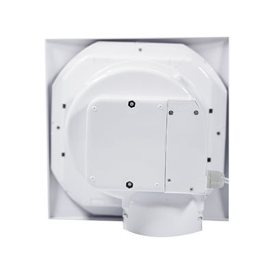 23-65 Ventilatore di scarico di bagno in plastica quadrata personalizzato ventilazione silenziosa da 5 pollici 6 pollici
