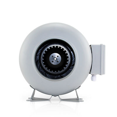 Materiale della lama di plastica 4 pollici Motore silenzioso Circolare Centrifugo a flusso misto Ventilatore in linea