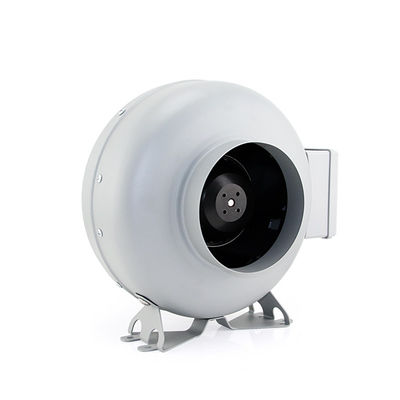 Materiale della lama di plastica 4 pollici Motore silenzioso Circolare Centrifugo a flusso misto Ventilatore in linea