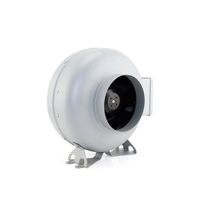 Materiale della lama di plastica 4 pollici Motore silenzioso Circolare Centrifugo a flusso misto Ventilatore in linea
