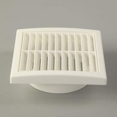 Difusore di scarico per condotti d'aria in plastica di soffitto copre ventilazione ventilatore di flusso assiale bianco