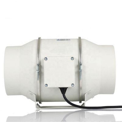 Logo personalizzato 8 pollici ventilatore silenzioso in linea con certificazione SAA e flusso d'aria bianco