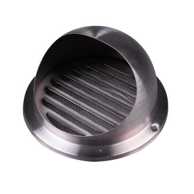 Ventilazione di massa propria In acciaio inossidabile rotondo esterno ventilazione di parete del porto d'aria con fly screen