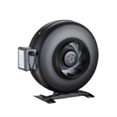 Logo personalizzato Ventilatore di flusso assiale da 4 pollici per la ventilazione dell'aria in linea nei condotti circolari