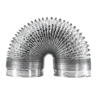 Logo personalizzato Ventilatore di flusso assiale in alluminio serra HVAC condotti flessibili per residenziali
