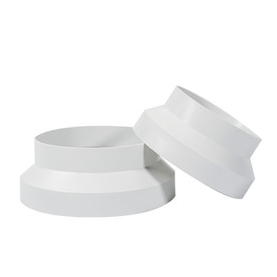 100 mm quadrato griglia di plastica bianco PP conduttore di ventilazione estratto ventilatore con reti per insetti