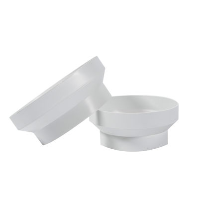 100 mm quadrato griglia di plastica bianco PP conduttore di ventilazione estratto ventilatore con reti per insetti