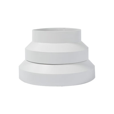100 mm quadrato griglia di plastica bianco PP conduttore di ventilazione estratto ventilatore con reti per insetti