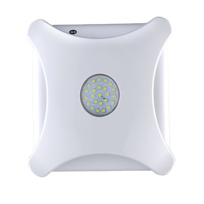 6 8 pollici basso rumore estrattivo silenzioso serra elettrica ventilazione quadrata con luce a LED ventilatore di scarico montato a parete