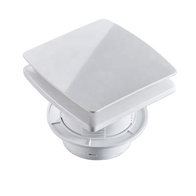 6 8 pollici basso rumore estrattivo silenzioso serra elettrica ventilazione quadrata con luce a LED ventilatore di scarico montato a parete