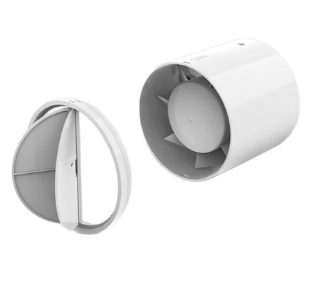 Basso rumore 5 pollici Bianco Serra Crescere Tenda Muro Montaggio Estrattore di scarico ventilatore per il beneficio