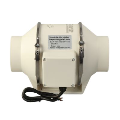 Sistemi di coltivazione idroponica Hf Inline Extractor Fan con design controllato in nero