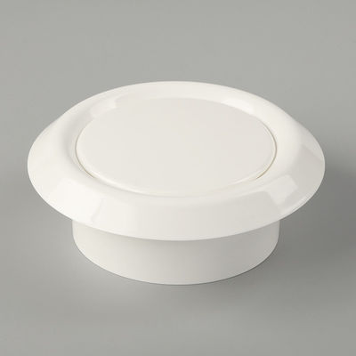 Home Circolazione dell'aria Muro montato Mix Flow Inline Fan con griglia d'aria rotonda in plastica ABS