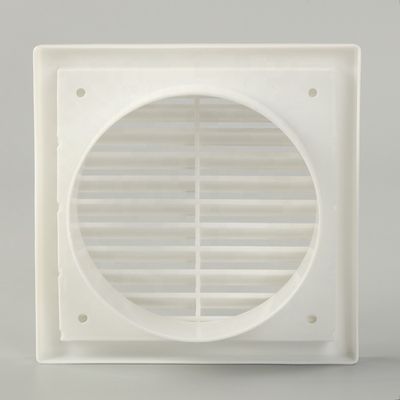 Home Circolazione dell'aria Muro montato Mix Flow Inline Fan con griglia d'aria rotonda in plastica ABS