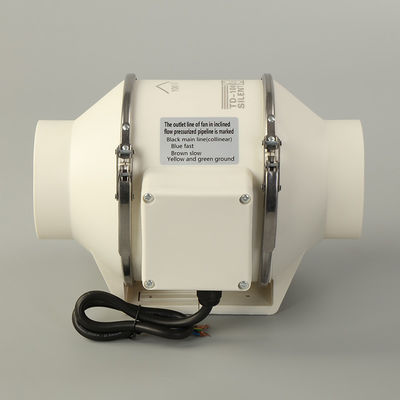 Ventilatore a flusso misto a montaggio a parete con controller a velocità variabile 100 mm 240 V