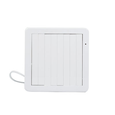 OEM/ODM 6 8 10 12 Plastico Quadrato Parete Montata Serratura Finestra Ventilatore di scarico bagno Con Ventilatore di estraczione d'aria con rete di lavanda