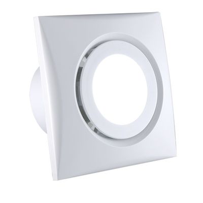 12. Ventilatore di flusso assiale montato sul muro della finestra del bagno con serratura di massa e corrente elettrica continua