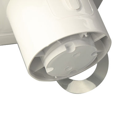 Ventilatore di ventilazione ultra silenzioso da bagno da 100 mm con ventilatore di scarico montato a parete a luce LED