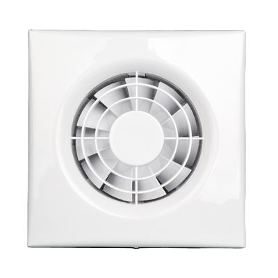 Ventilazione HVAC di plastica Ventilatore di scarico piccolo con sensore di umidità Ventilatore di estrazione d'aria leggero