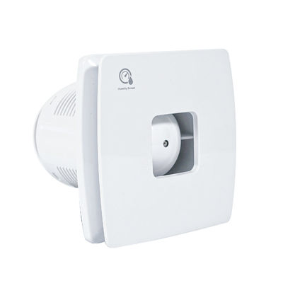 240V Max. Voltage Silent Plastic Square Ventilatore di bagno con ventilatore di flusso assiale